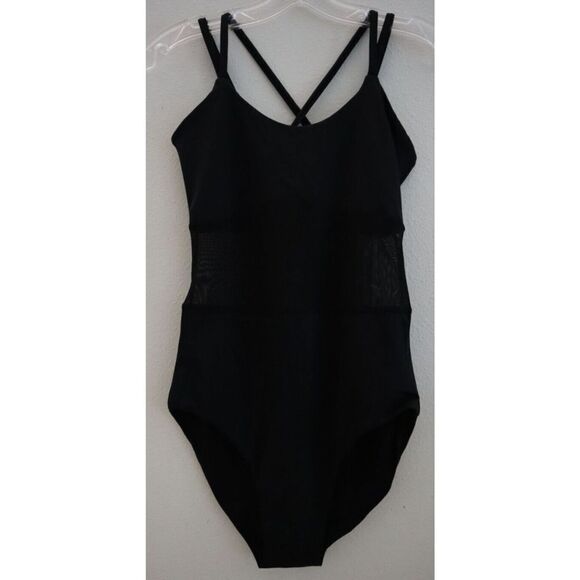 Creatures of XIX Women's Sz Small Black Mesh Bodysuit Pole Wear $90+ - Picture 1 of 7